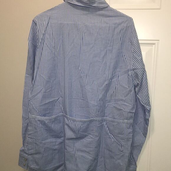 Vintage Nike Bicycle Cycling Shirt Blue check top - Picture 4 of 5